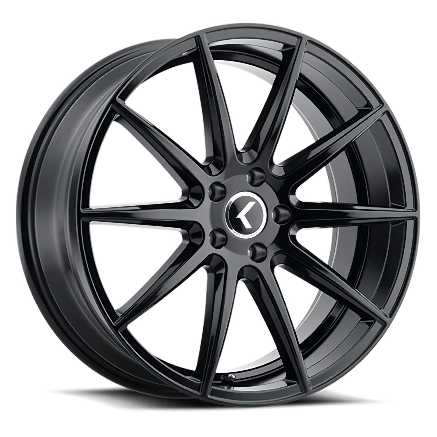 KRAZE COSMOS KR194 GLOSS BLACK 18x8 Gloss Black